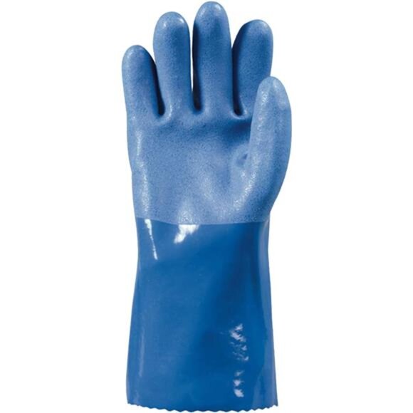 Heavy Duty PVC Coated Work Gloves | Liquid/Chemical, Abrasion & Cut Resistant - Picture 2 of 6